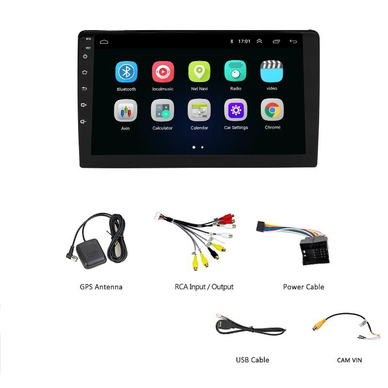 CAR TABLET 10 POLLICI ANDROID 2021+ RETROCAMERA CON LED